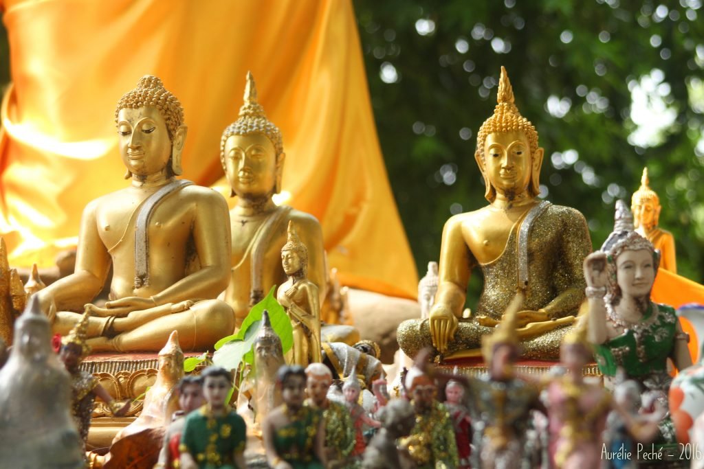 Statuettes de bouddha - Ayutthaya (Thaïlande)