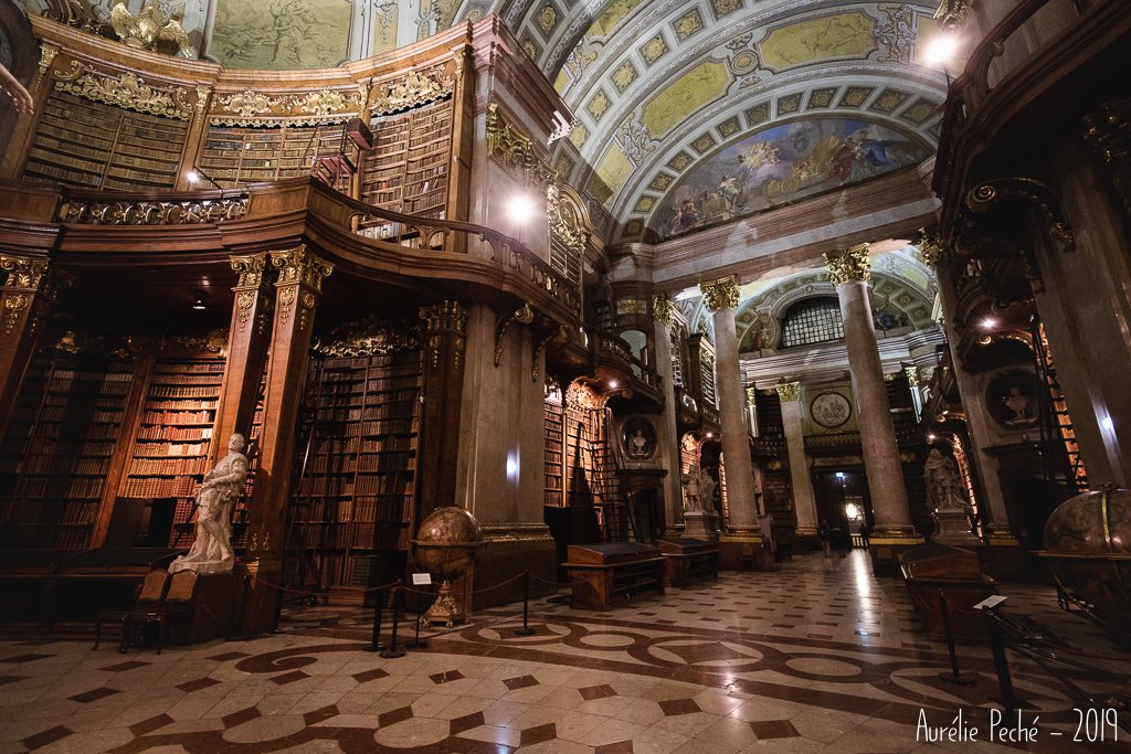 Salle d'apparat de la bibliothèque de Vienne