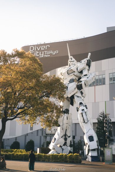 Gundam géant à Odaiba