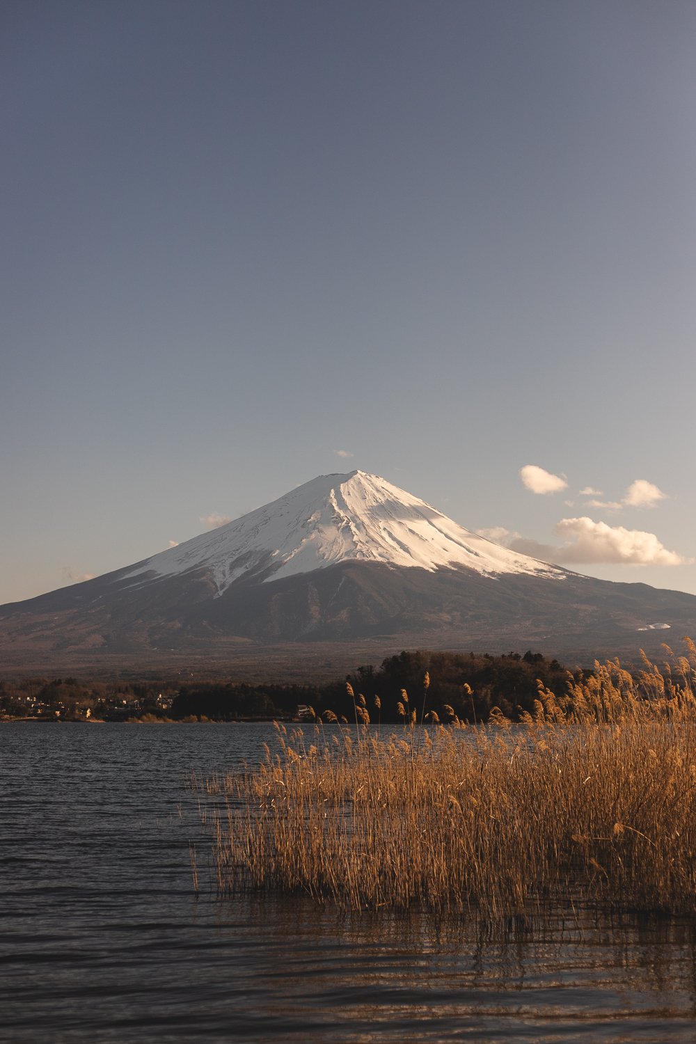 Le Mont Fuji avec le lac Kawaguchi
