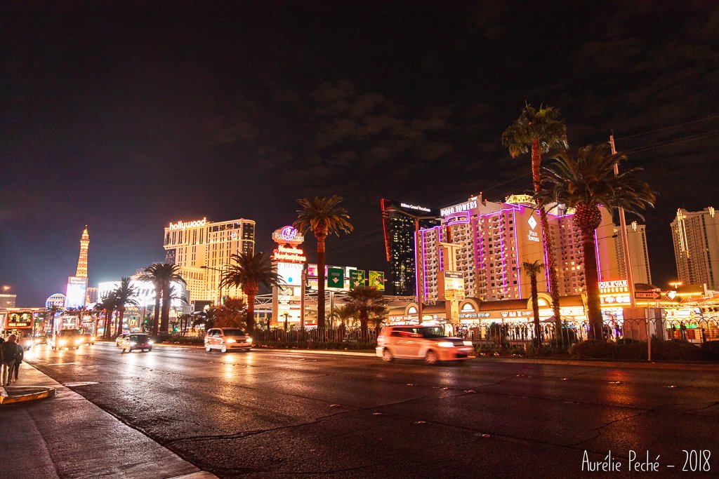 Las Vegas, le Strip de nuit