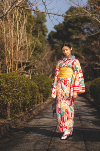 Moi même, en kimono à Kyoto