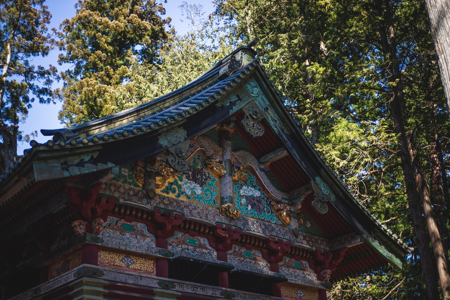 bâtiment typique dans le parc de Nikko.