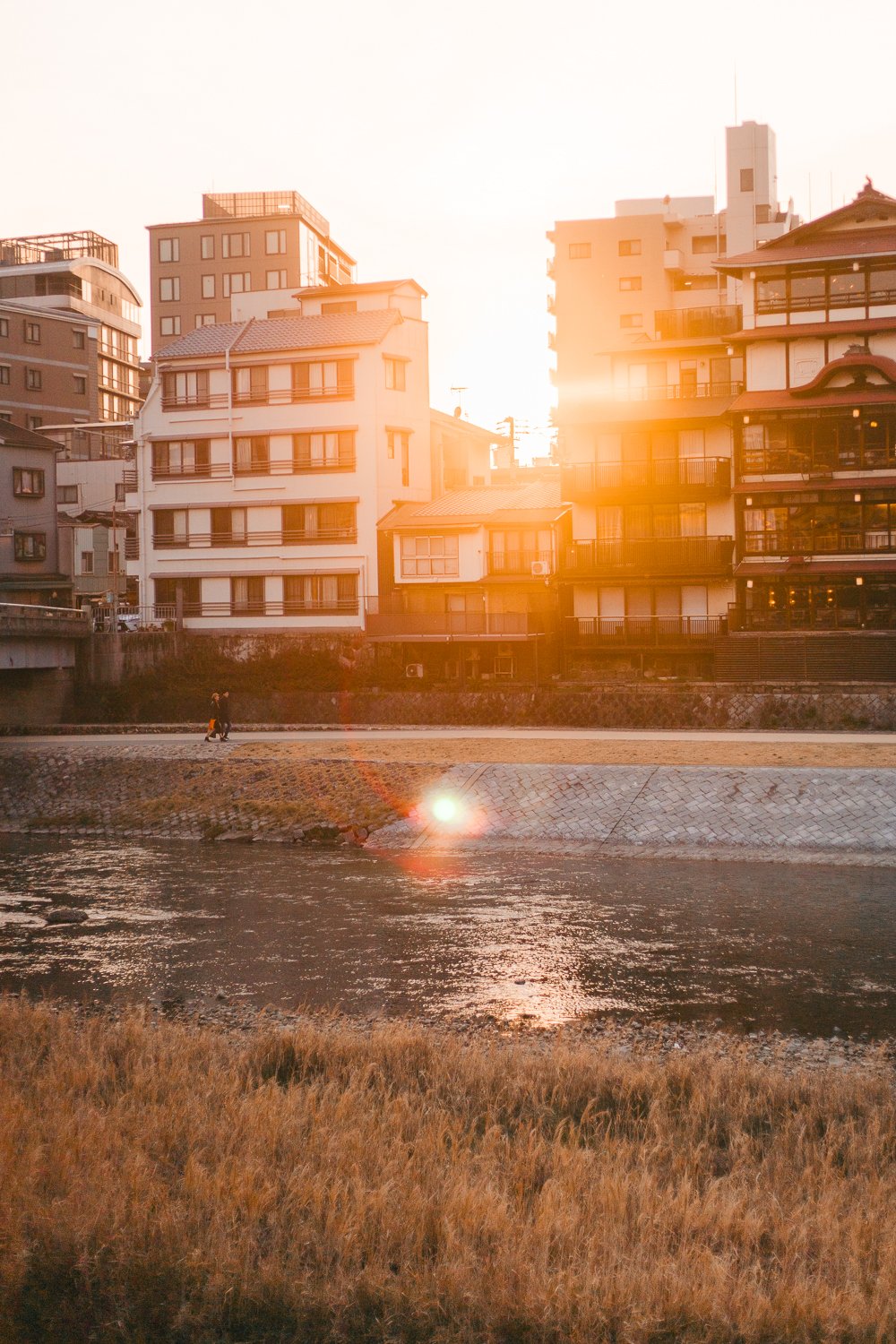 Coucher de soleil à Kyoto