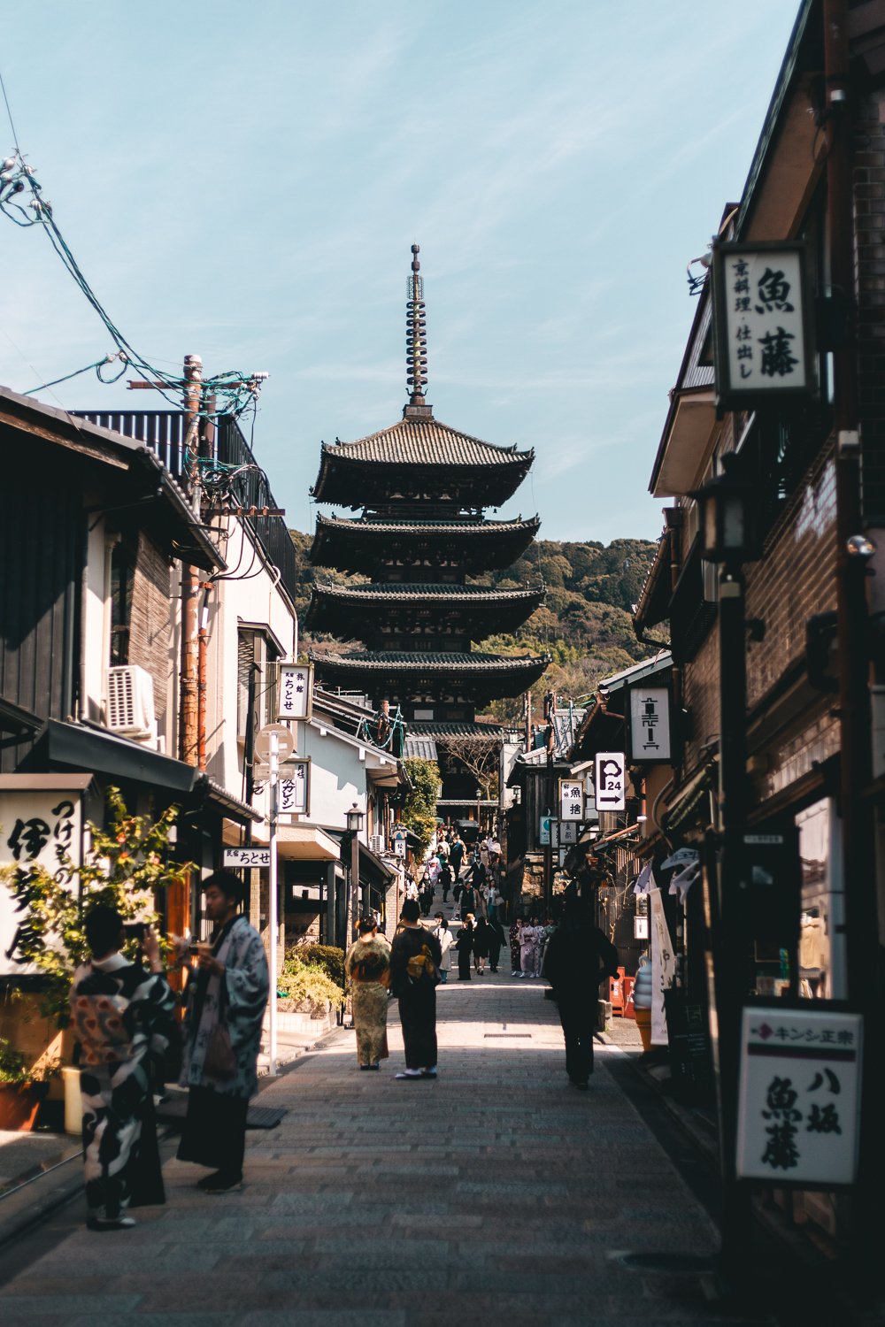 Les ruelles de Kyoto sont un des spots photo de Kyoto les plus évident