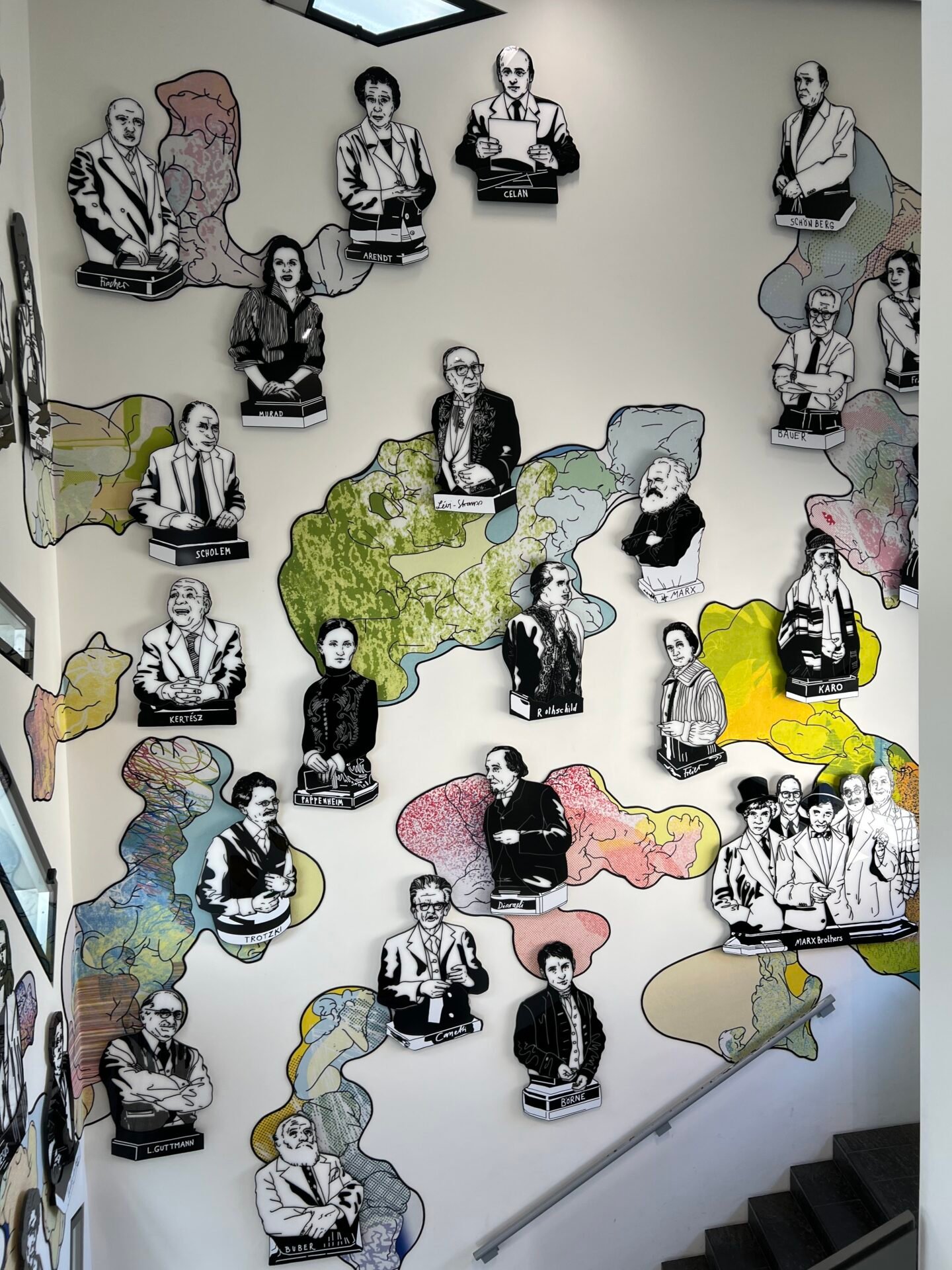 Installation dans le musée juif de Berlin