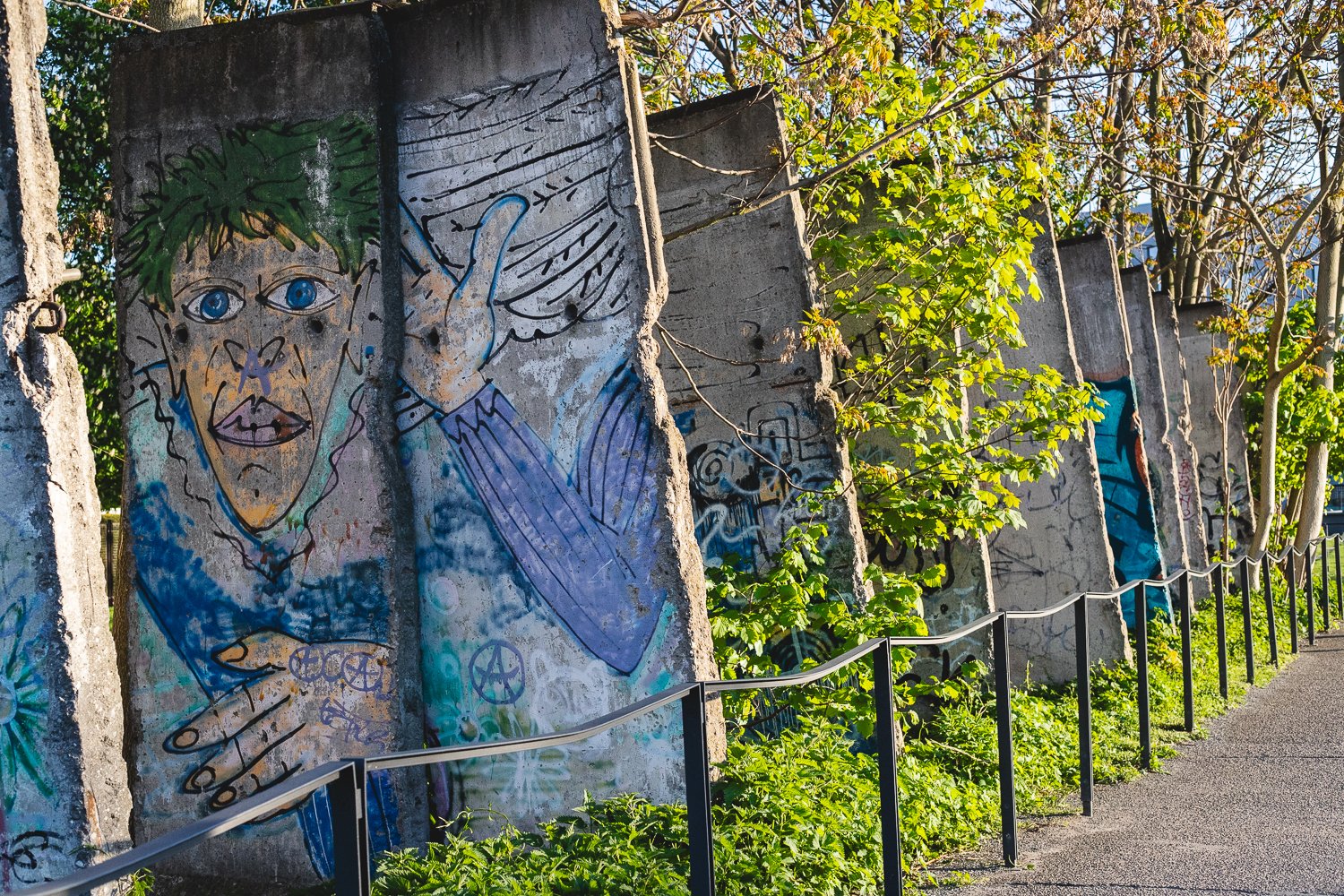 Le mémorial du mur de Berlin