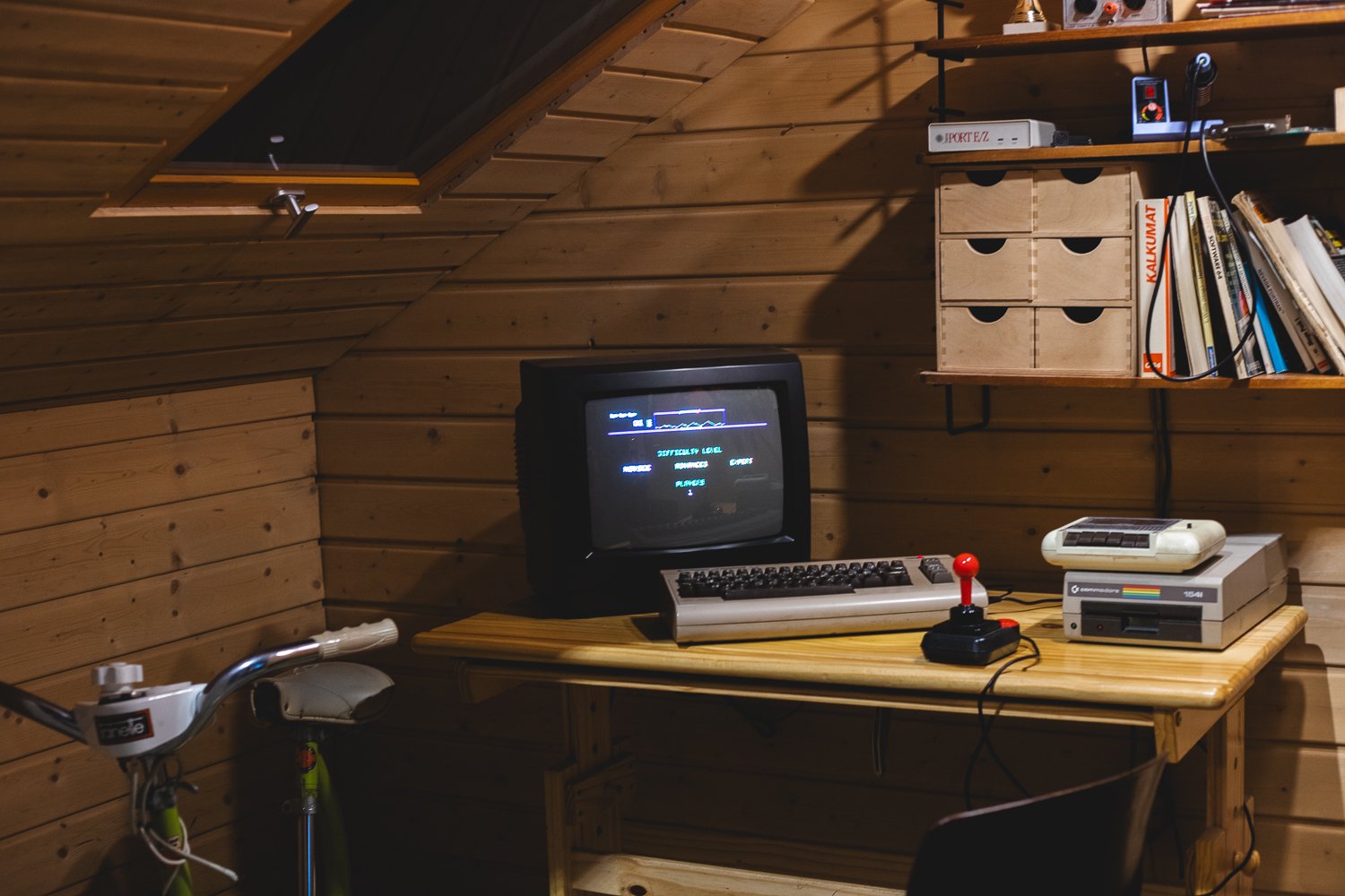 Installation à l'intérieur du musée du jeu vidéo de Berlin