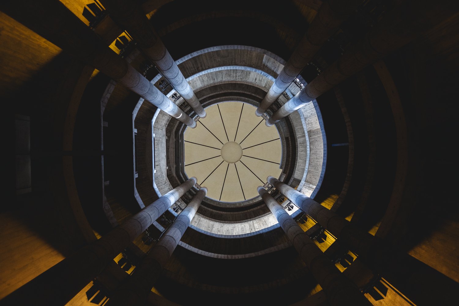 vue de l'intérieur du dome allemand