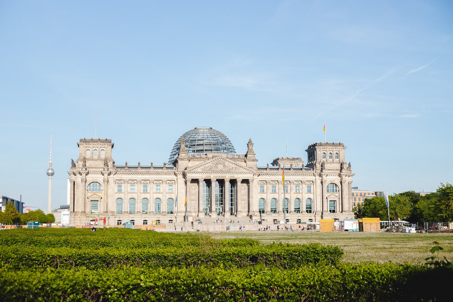 Le palais du Reichstag à Berlin