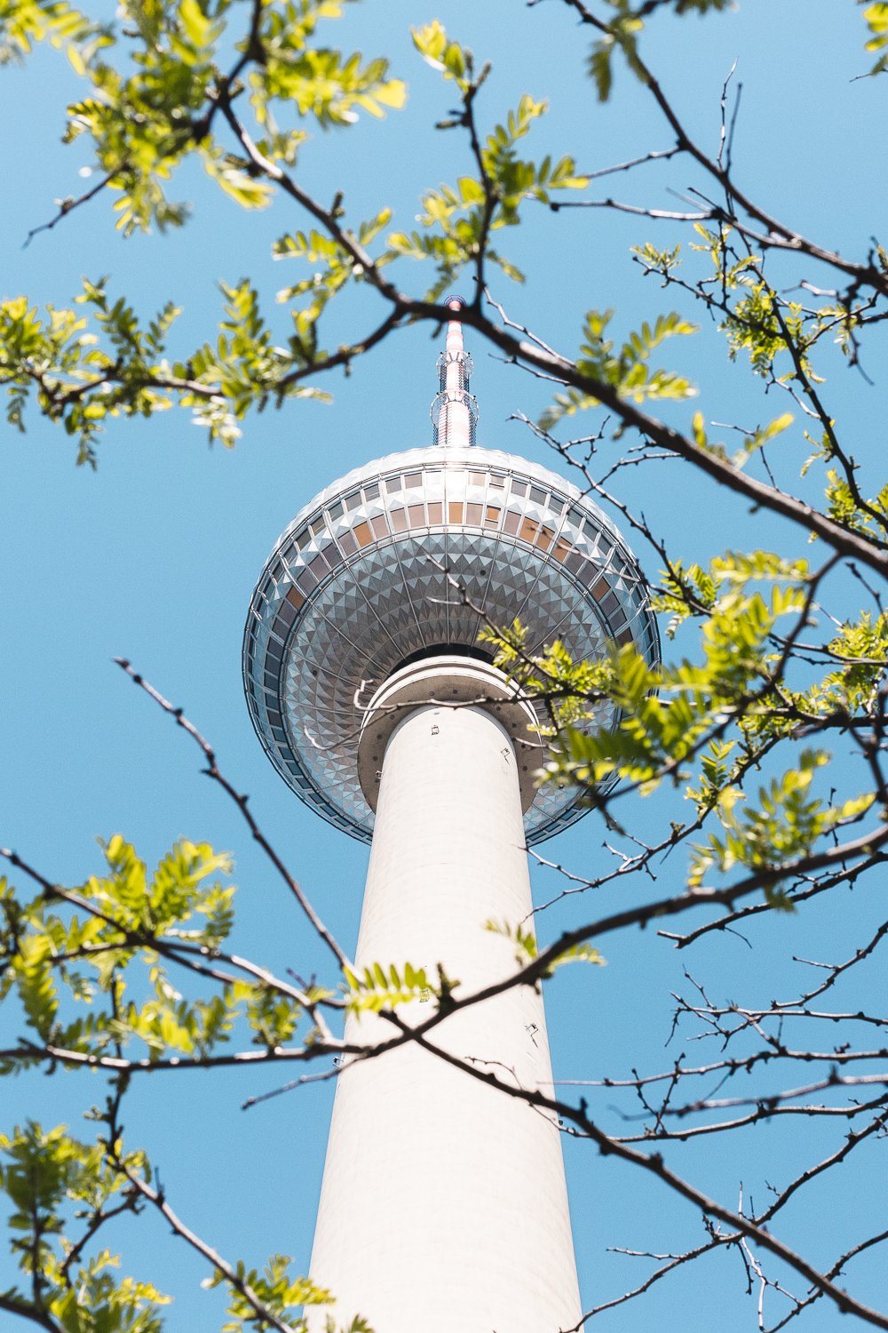 La tour de télévision de Berlin, la Fernsehturm