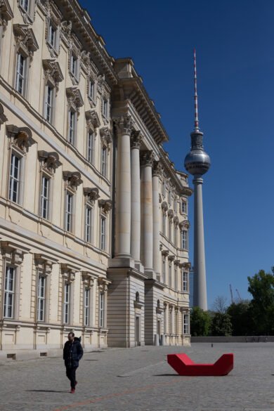 Musée de l'île aux musée avec la Fernhesturm en fond